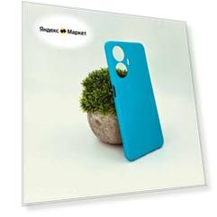 Силиконовый чехол с Soft-touch покрытием для Realme C55 / Реалме Ц55 / с защитой блока камер и бархатной подложкой