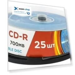 Диск CD-R Mirex UL120051A8M 700Mb, 48х, Cake Box (25), (25/300)