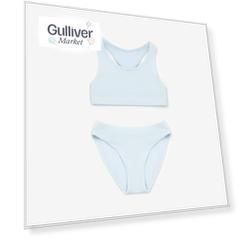 Купальник раздельный детский голубой Gulliver (134-140)