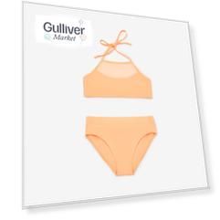 Купальник раздельный детский коралловый Gulliver (134-140)