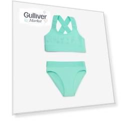 Купальник раздельный детский мятный Gulliver