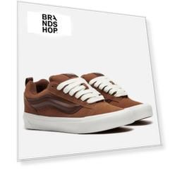 Мужские кеды Vans Knu Skool Suede, цвет коричневый, размер 42.5 EU