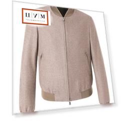 Бомбер из шелка и шерсти Corneliani