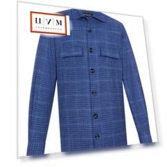Рубашка из шерсти и шелка Kiton