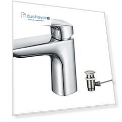 Cмеситель для раковины Aquatek Вега AQ1011CR с донным клапаном, хром