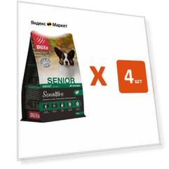 BLITZ SENSITIVE SENIOR ALL BREEDS д пожил соб всех пор старше 7лет с чувствит пищевар с индейкой 1,8 кг х 4 шт
