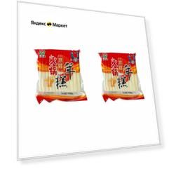 Рисовые палочки Токпокки Wangqi, 400 г, 2 шт