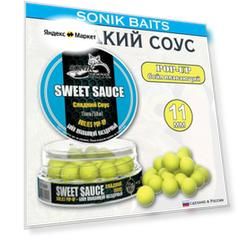 Бойлы насадочные-плавающие Pop-Up 11 мм Sweet Sauce (Сладкий соус) 50мл