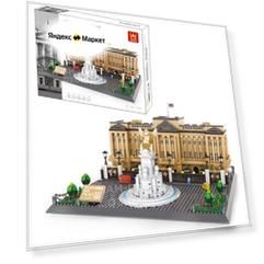 Конструтор Букингемский дворец Buckingham Palace, конструторы достопримечательностей 1695деталей JZJM220331 12 Toy tower