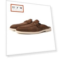 Замшевые сабо Malibu Santoni