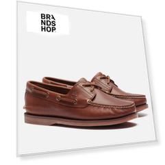 Мужские ботинки Timberland Classic Boat, цвет коричневый, размер 45.5 EU