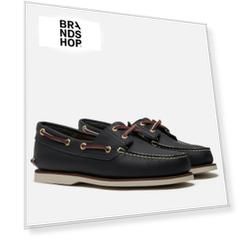 Мужские ботинки Timberland Classic Boat 2-Eye, цвет синий, размер 44.5 EU