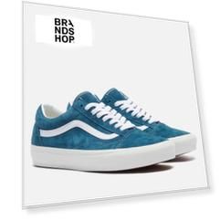 Мужские кеды Vans Old Skool Pig Suede, цвет синий, размер 42 EU