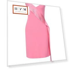 Платье с отделкой стразами Blumarine