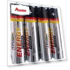 Батарейки Трофи LR6-4S Energy Power Alkaline, 4 шт