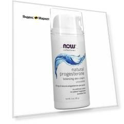 Now Foods Progesterone cream Прогестерон крем 85 г ,