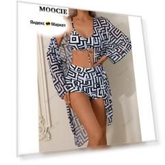 Комбинезон для плавания MOOCIE, размер L, черный
