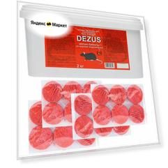 Dezus (Дезус) приманка, отрава, средство от грызунов, крыс и мышей (мягкие брикеты) (жареные семечки), 2 кг