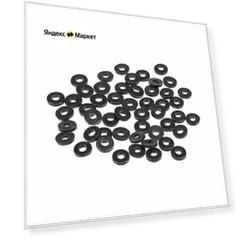 Резиновые шайбы Uxcell 50 шт, 3mmx7mmx1.2mm