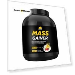 Гейнер Prime-Kraft Mass Gainer, 3000 г, вкус: клубника-банан