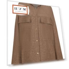 Рубашка изо льна и вискозы Giorgio Armani