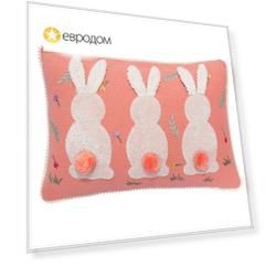 Подушка декоративная Tkano Easter Essential Funky bunnies