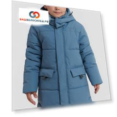 Пальто детское NORPPA MIGELE KID'S COAT, 406 сумеречный туман, 100440 (Размер: 120)
