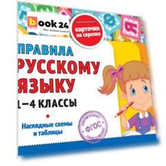 Правила по русскому языку: 1-4 классы