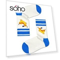 Носки Happy socks Kids Hot Dog Dog Rib Sock KHDD14 0100