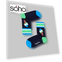 Носки Happy socks Kids Ice Cream Rib Sock KICE14