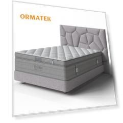 Кровать Спальная система Verda Gems Compact (Ткань: Микрошенилл Rialto Дымчатый кварц) 160x190