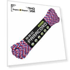 Паракорд 550 CORD nylon 30м RUS (flag)
