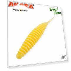 Силиконовая приманка Trout Time REX 2 Cheese 50.7мм, 10 шт. №446
