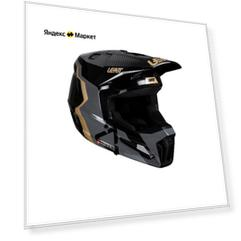 Мотошлем подростковый Leatt Moto 3.5 Helmet Kit (Black, L, 2025 (1025450101))