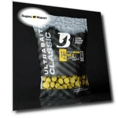 Бойлы прикормочные ULTRABAITS "CLASSIC" (МЁД) 14 мм, 1 кг.