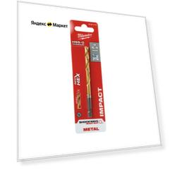 Сверло Milwaukee RedHEX HSS-G TiN по металлу 6.5 мм, 48894715