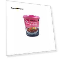 Токпокки Pink Rocket с лапшой рапокки с оригинальным вкусом 140 г, Южная Корея