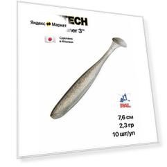 Приманка силиконовая Keitech Easy Shiner 3", 7,6 см, 10 шт/уп, #417 Gold Flash Minnow