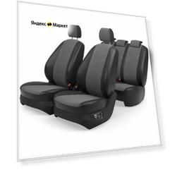Чехлы на сиденья VW Tiguan 2007-2018 (Алькантара Ромб-Квадрат) Серия PRO