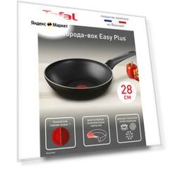 Сковорода ВОК Tefal Easy Plus 28 см, Thermo-Signal, c антипригарным покрытием, для газовых и электрических плит