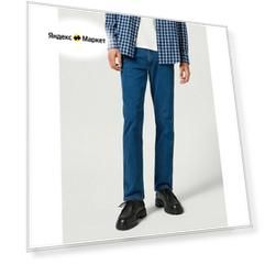 Джинсы зауженные Wrangler Greensboro, размер W32/L30, синий