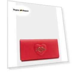 Портмоне LOVE MOSCHINO, алый