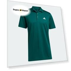 Поло adidas Performance Primegreen, размер 40-42, зелёный