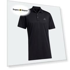 Поло adidas Performance Primegreen, размер 44-46, черный