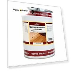Грунтовочное масло для внутренних и наружных работ Borma GrundierOil 20 л Прозрачный 3960.20
