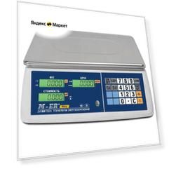 Торговые настольные весы M-ER 223 AC-15.2 "Mary" LCD
