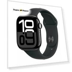 Apple Watch Series 10 46mm Midnight Aluminum Case with Sport Band M/L