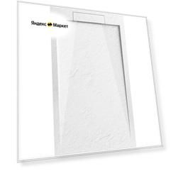 Душевой поддон Esbano Luxe ESPLX129W 120x90 см, из литьевого мрамора, прямоугольный, белый матовый