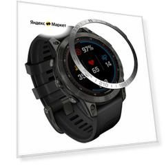 Защитное стальное кольцо для Garmin Fenix 7 - серое