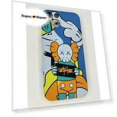 Чехол для iPhone 13 от бренда LUXO с изображением Kaws, светящийся в темноте